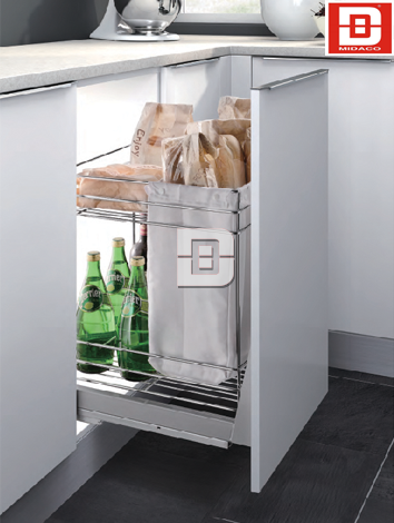 Kệ gia vị, đựng bánh mì ray giảm chấn inox 304 Kệ gia vị, đựng bánh mì ray giảm chấn inox 304