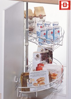 Kệ góc xoay inox 1/2