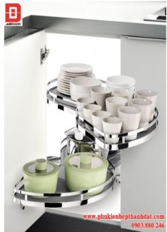 KỆ CHIẾC LÁ MỞ TRÁI - PHẢI (900mm) CROM