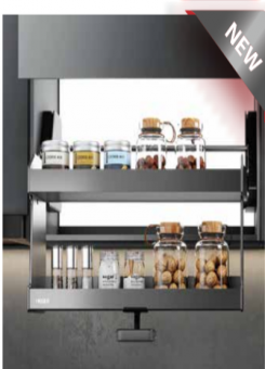 KỆ KÉO THỰC PHẨM 2 TẦNG NHÔM XINGFA (401281,401282,401283,401284) - HIGOLD