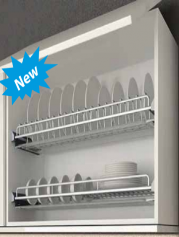 Kệ chén 2 tầng âm tủ inox 304 (DRO600SS, DRO700SS, DRO800SS, DRO900SS)