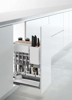 Kệ gia vị Van God ray giảm chấn inox 304