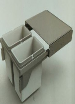 Thùng rác 2 ngăn inox