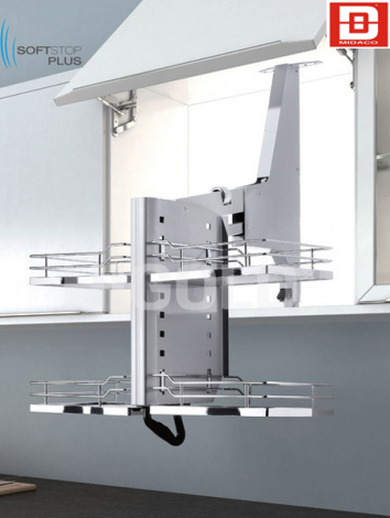 Kệ kéo 2 tầng inox Higold