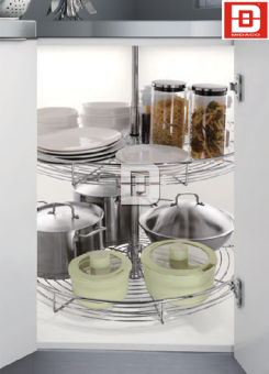 Mâm xoay 4/4 inox 304