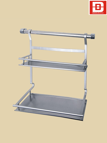 Kệ gia vị 2 tầng treo tường Kệ gia vị 2 tầng treo tường