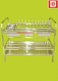 Kệ chén để bàn inox 304