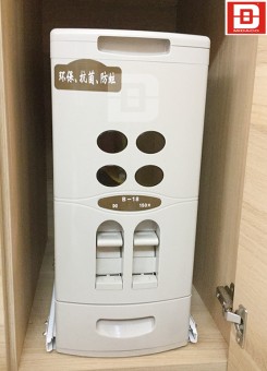 Thùng gạo 2 nút xả