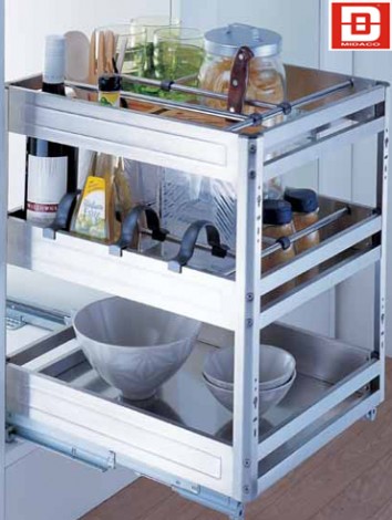 Kệ gia vị bản dụng cụ tủ 400mm