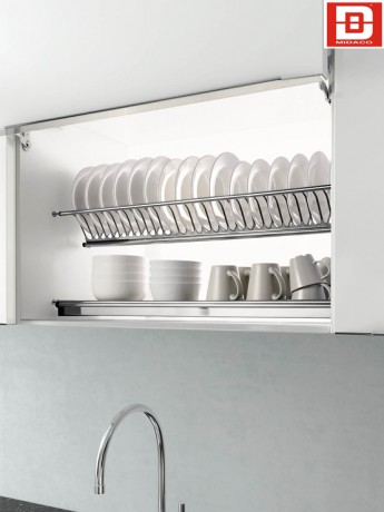 KỆ CHÉN 2 TẦNG ÂM TỦ INOX 304