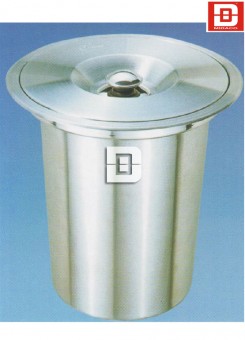 Thùng rác âm mặt đá inox Wellmax