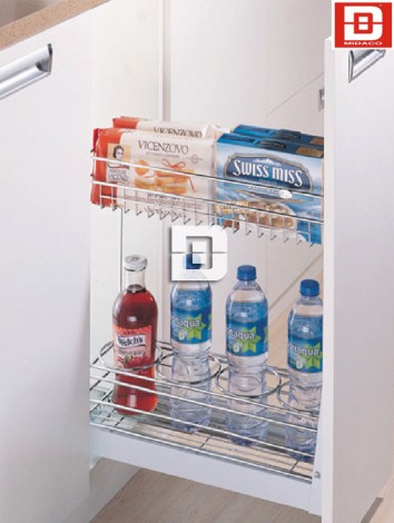 Kệ gia vị ray thường inox Wellmax
